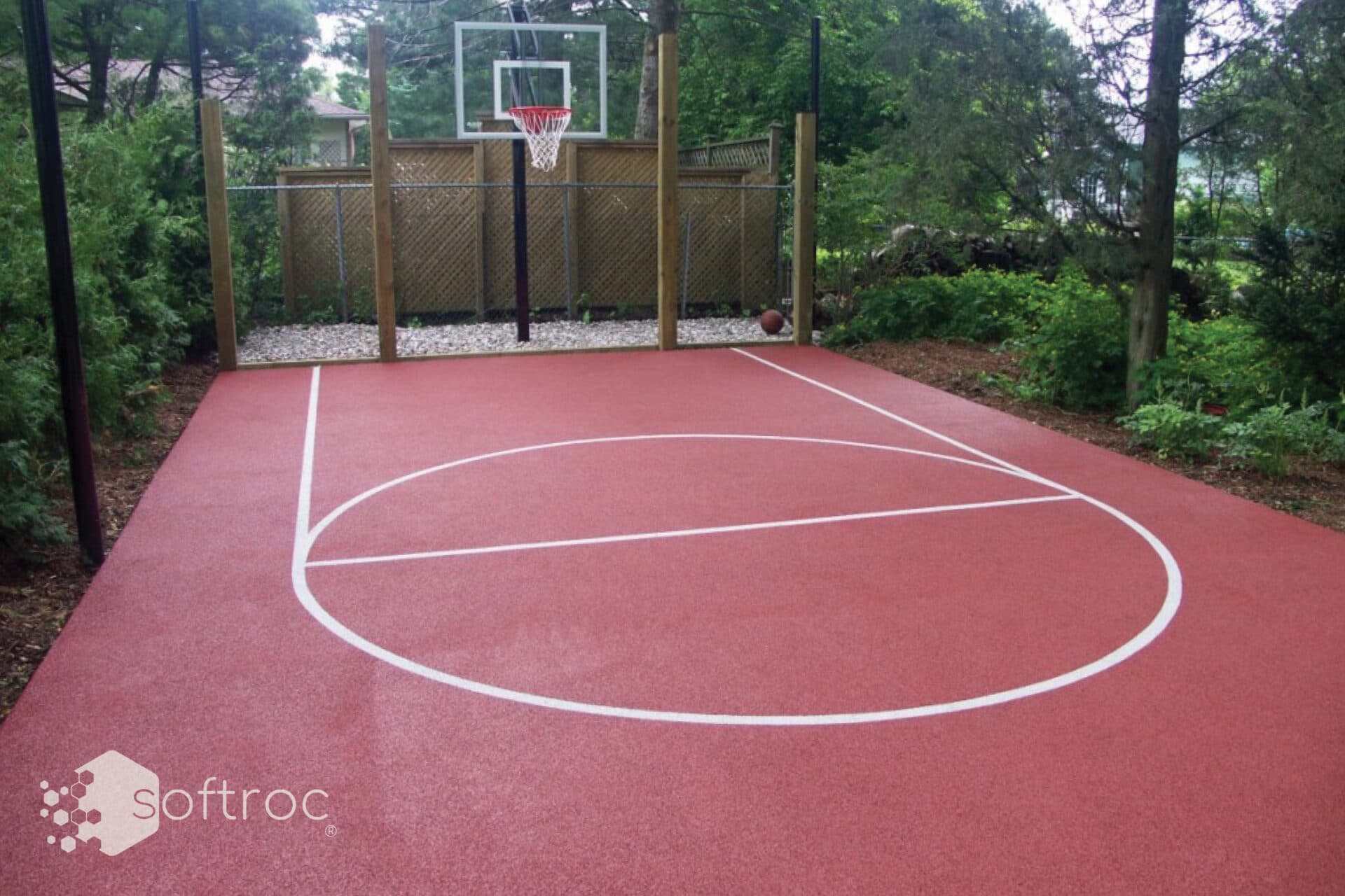 Softroc athletic rubber surfacing