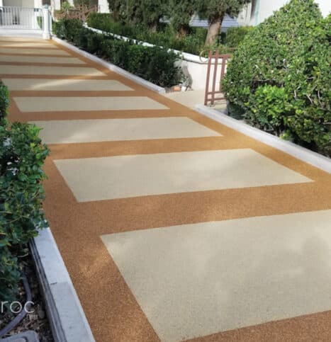 Softroc commercial walking trail rubber surface