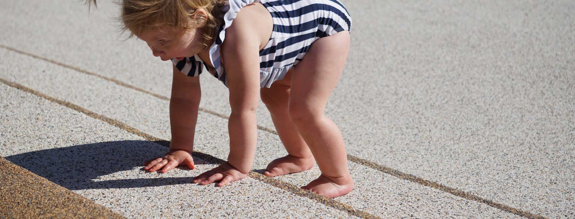 SoftRoc rubber surfacing installation