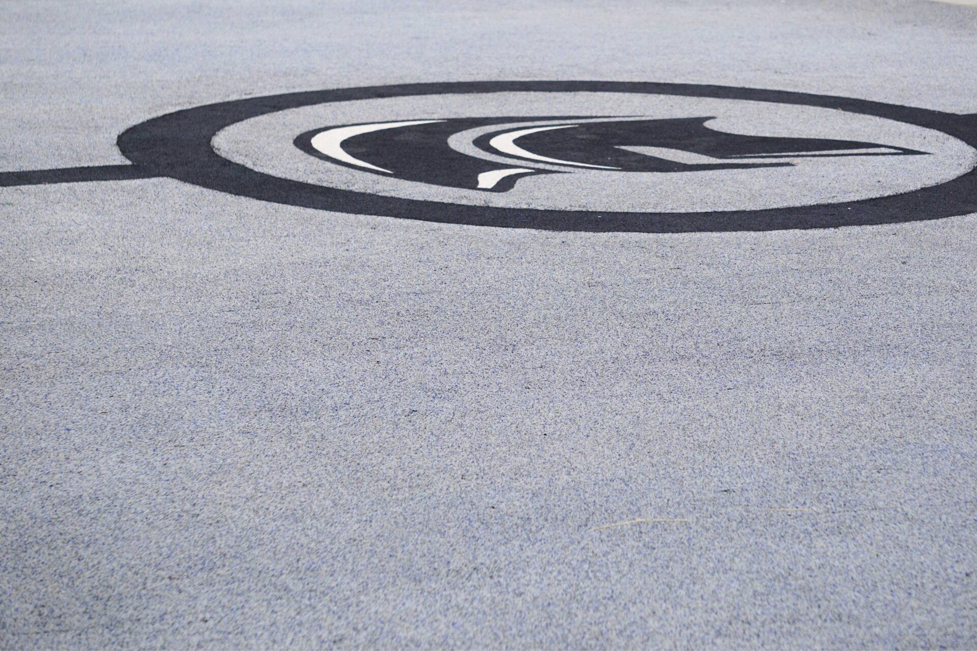 Softroc rubber tennis court surface