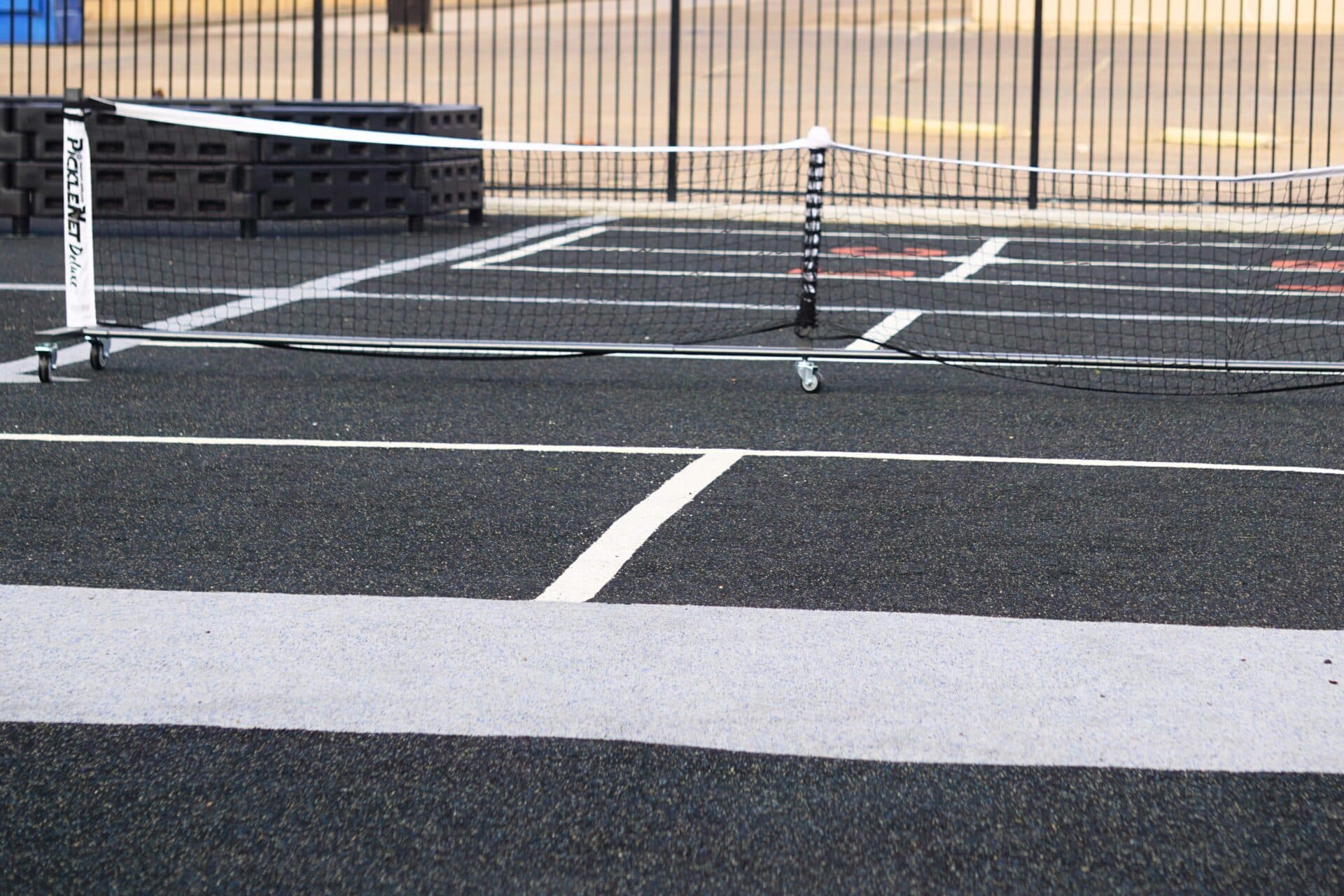 Softroc residential tennis court installation