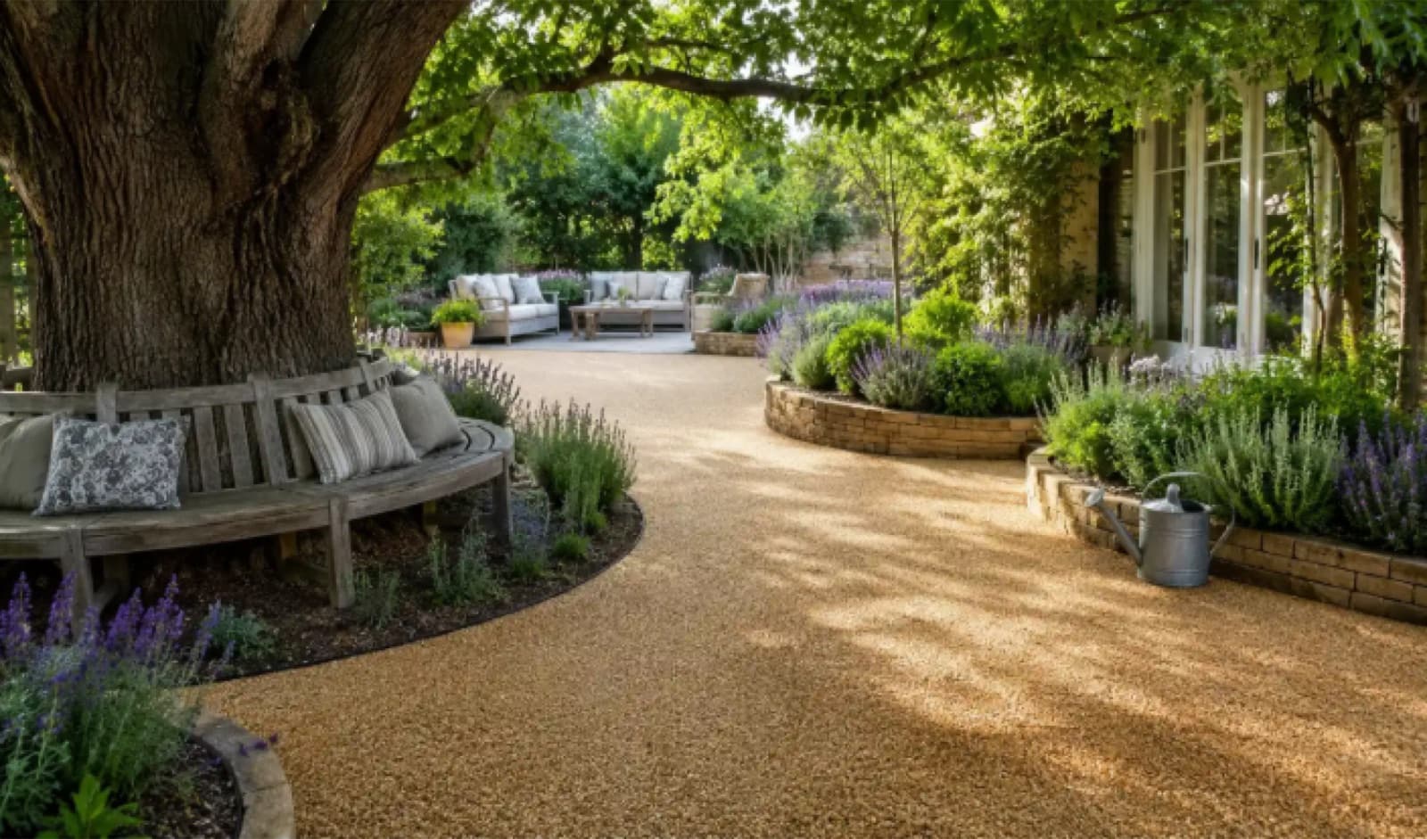 Seamless Hardroc stone finish in a public space