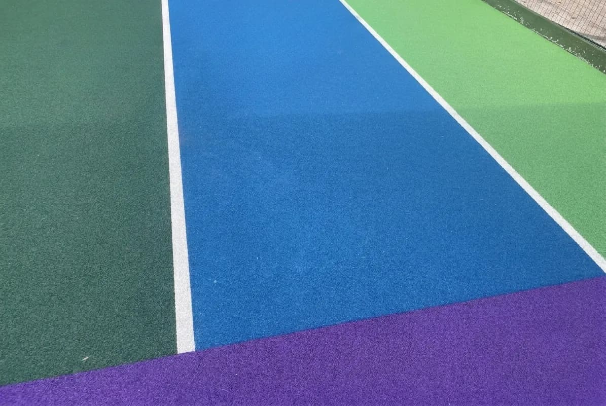 Softroc residential tennis court